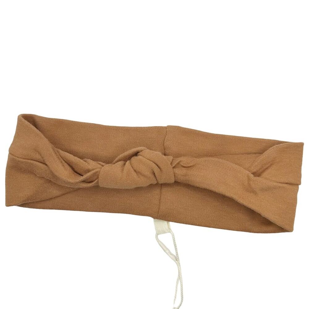 Quincy Mae Baby Girl 12-24 months Rust Brown Knotted Knot Cotton Headband NWT